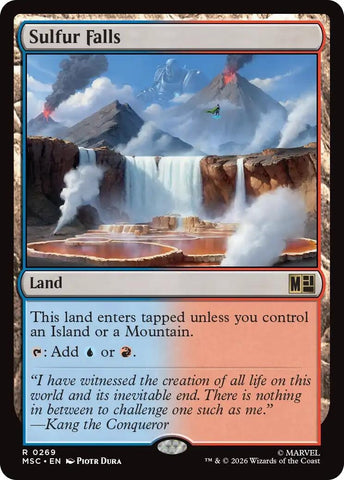 Image for Sulfur Falls (Surge Foil) (269) (Commander: Marvel Super Heroes) - Magic: The Gathering
