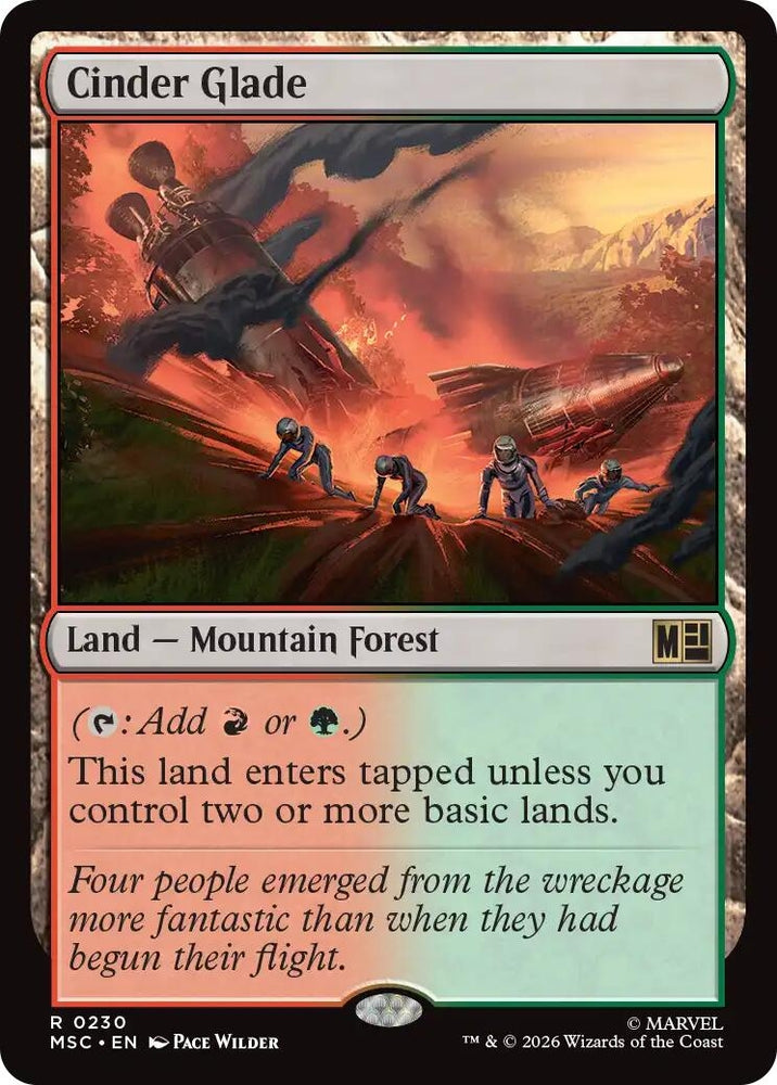 Image for Cinder Glade (230) (Commander: Marvel Super Heroes) - Magic: The Gathering