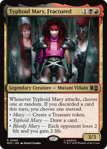 Image for Typhoid Mary, Fractured (Surge Foil) (99) (Commander: Marvel Super Heroes) - Magic: The Gathering