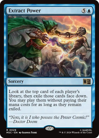 Image for Extract Power (Surge Foil) (29) (Commander: Marvel Super Heroes) - Magic: The Gathering