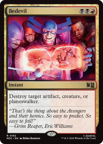 Image for Bedevil (Surge Foil) (182) (Commander: Marvel Super Heroes) - Magic: The Gathering