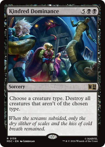 Image for Kindred Dominance (Surge Foil) (156) (Commander: Marvel Super Heroes) - Magic: The Gathering