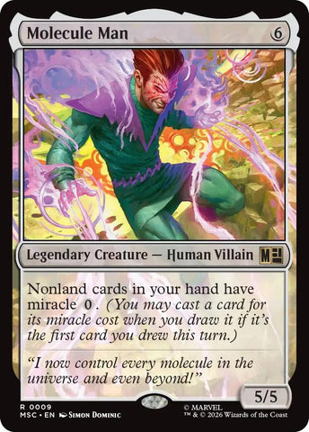 Image for Molecule Man (Surge Foil) (9) (Commander: Marvel Super Heroes) - Magic: The Gathering