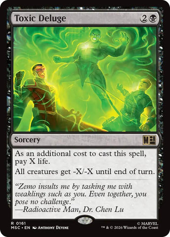 Image for Toxic Deluge (Surge Foil) (161) (Commander: Marvel Super Heroes) - Magic: The Gathering
