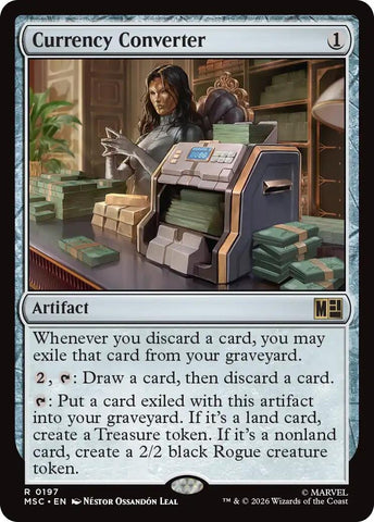 Image for Currency Converter (Surge Foil) (197) (Commander: Marvel Super Heroes) - Magic: The Gathering