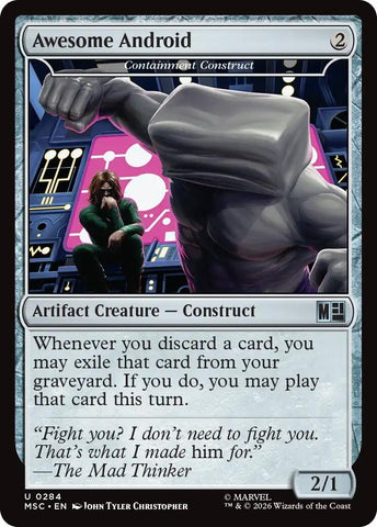 Image for Awesome Android - Containment Construct (284) (Commander: Marvel Super Heroes) - Magic: The Gathering