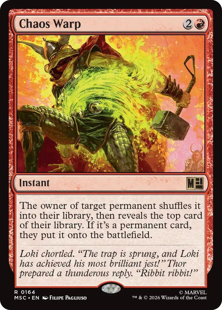 Image for Chaos Warp (164) (Commander: Marvel Super Heroes) - Magic: The Gathering