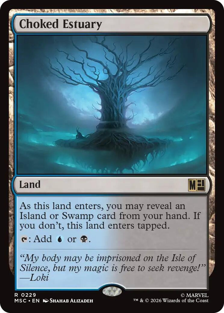 Image for Choked Estuary (229) (Commander: Marvel Super Heroes) - Magic: The Gathering