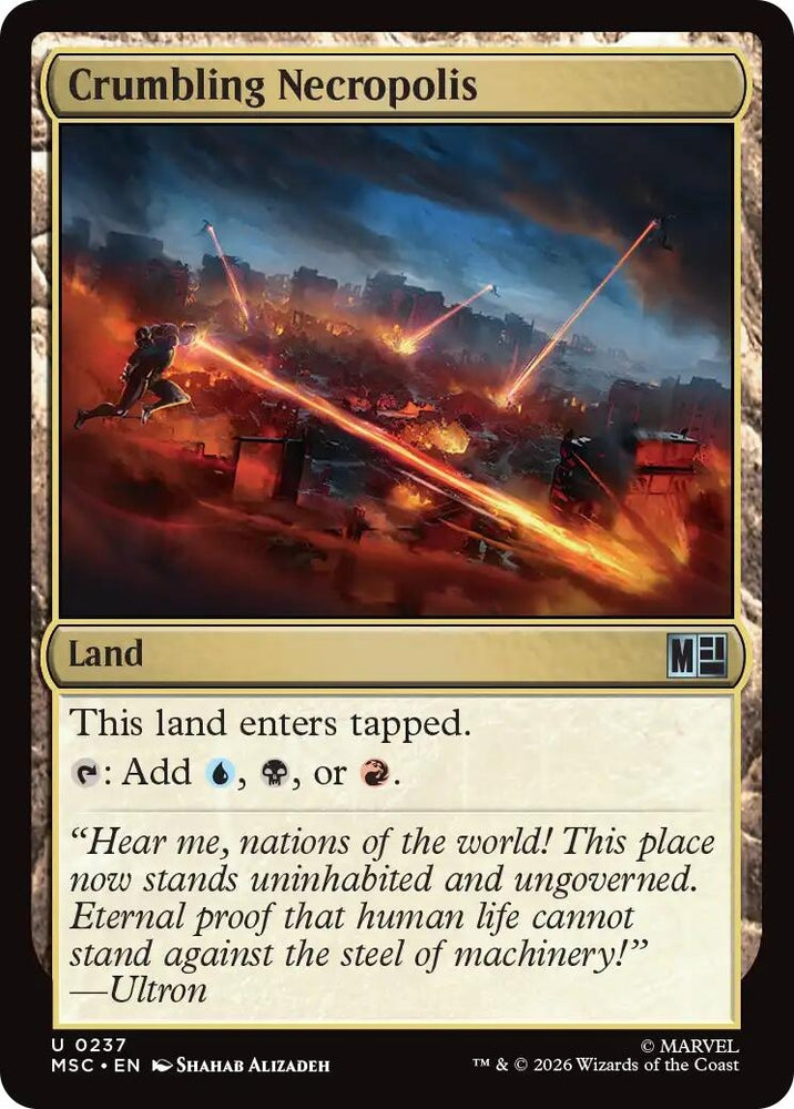 Image for Crumbling Necropolis (237) (Commander: Marvel Super Heroes) - Magic: The Gathering