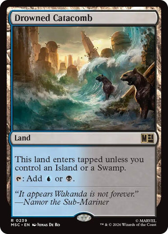 Image for Drowned Catacomb (239) (Commander: Marvel Super Heroes) - Magic: The Gathering