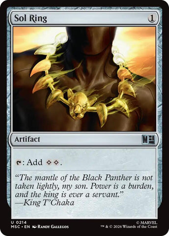 Image for Sol Ring (0214) (214) (Commander: Marvel Super Heroes) - Magic: The Gathering