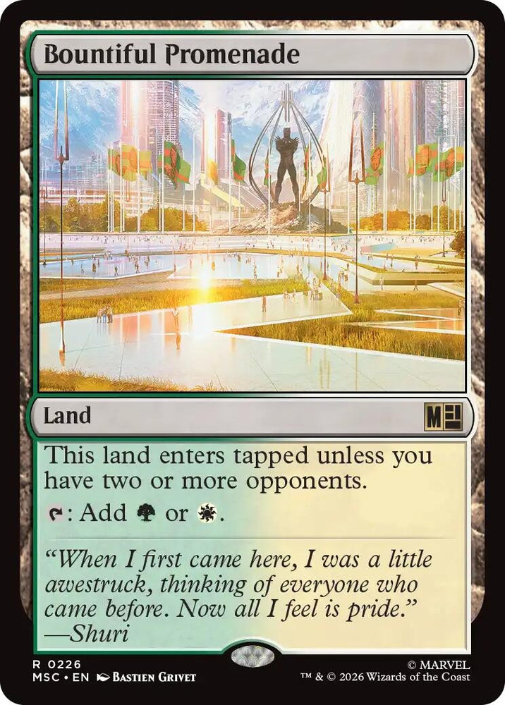 Image for Bountiful Promenade (226) (Commander: Marvel Super Heroes) - Magic: The Gathering