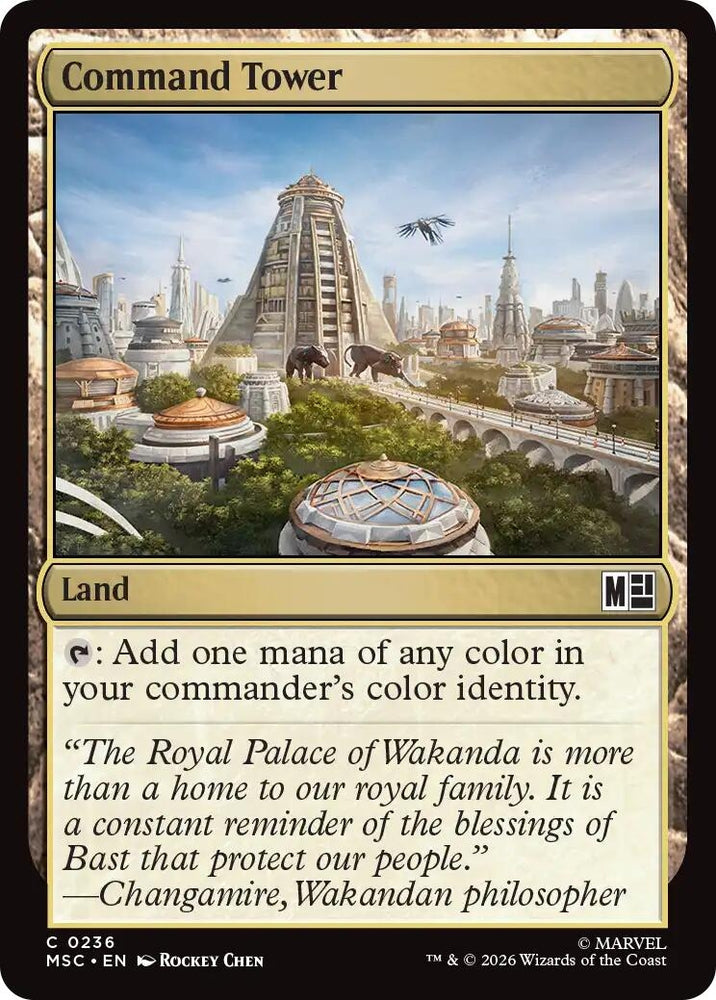 Image for Command Tower (0236) (236) (Commander: Marvel Super Heroes) - Magic: The Gathering