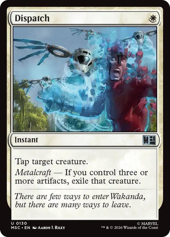 Image for Dispatch (Surge Foil) (130) (Commander: Marvel Super Heroes) - Magic: The Gathering