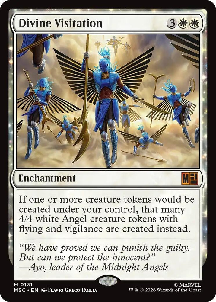 Image for Divine Visitation (Surge Foil) (131) (Commander: Marvel Super Heroes) - Magic: The Gathering