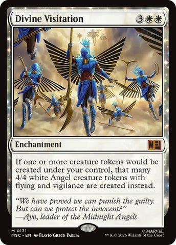 Image for Divine Visitation (Surge Foil) (131) (Commander: Marvel Super Heroes) - Magic: The Gathering