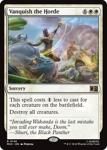 Image for Vanquish the Horde (Surge Foil) (146) (Commander: Marvel Super Heroes) - Magic: The Gathering