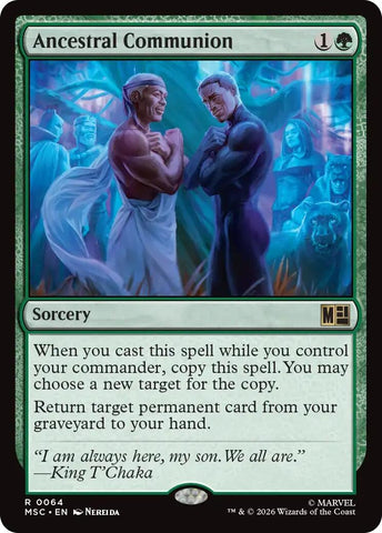 Image for Ancestral Communion (Surge Foil) (64) (Commander: Marvel Super Heroes) - Magic: The Gathering
