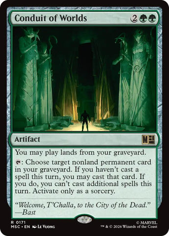 Image for Conduit of Worlds (Surge Foil) (171) (Commander: Marvel Super Heroes) - Magic: The Gathering