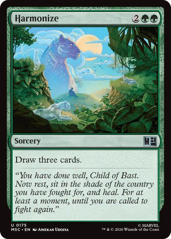 Image for Harmonize (Surge Foil) (175) (Commander: Marvel Super Heroes) - Magic: The Gathering