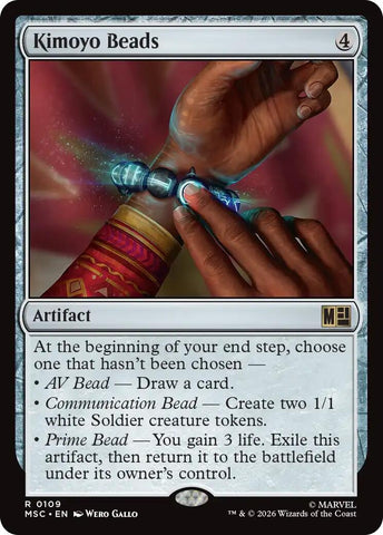 Image for Kimoyo Beads (Surge Foil) (109) (Commander: Marvel Super Heroes) - Magic: The Gathering