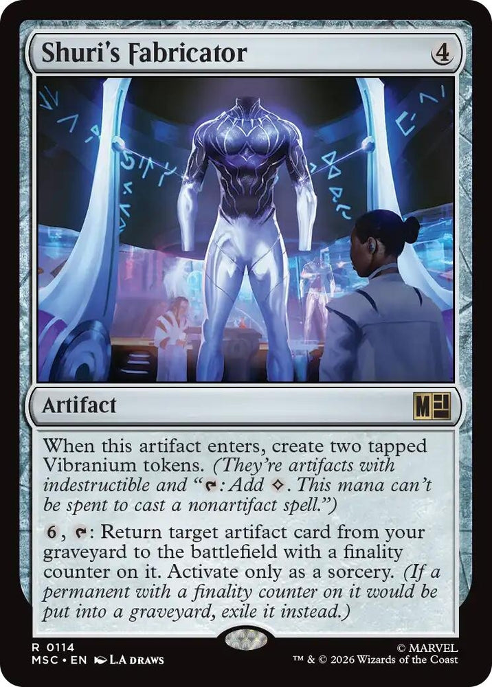 Image for Shuri's Fabricator (Surge Foil) (114) (Commander: Marvel Super Heroes) - Magic: The Gathering