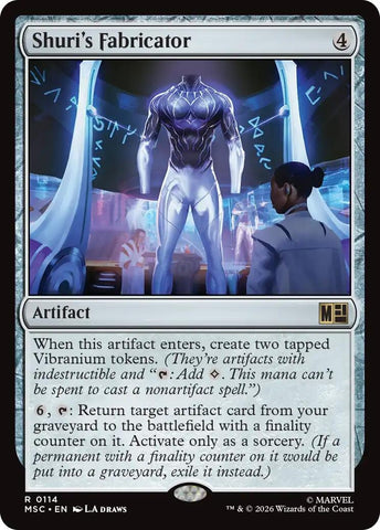Image for Shuri's Fabricator (Surge Foil) (114) (Commander: Marvel Super Heroes) - Magic: The Gathering