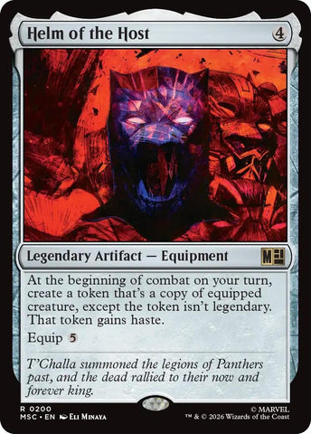 Image for Helm of the Host (Surge Foil) (200) (Commander: Marvel Super Heroes) - Magic: The Gathering