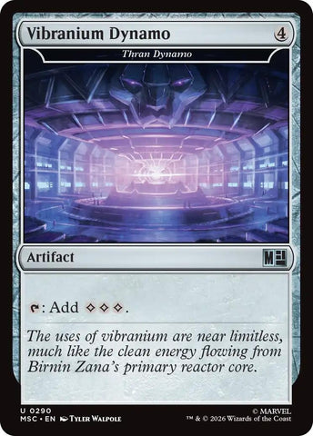 Image for Vibranium Dynamo - Thran Dynamo (Surge Foil) (290) (Commander: Marvel Super Heroes) - Magic: The Gathering