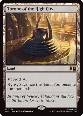 Image for Throne of the High City (Surge Foil) (274) (Commander: Marvel Super Heroes) - Magic: The Gathering