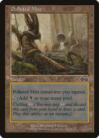 Image for Polluted Mire (323) [Urza's Saga]
