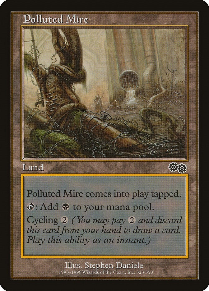 Image for Polluted Mire (323) - Magic: The Gathering