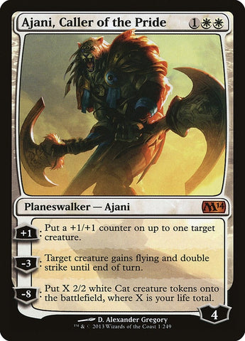 Image for Ajani, Caller of the Pride (1) [Magic 2014 (M14)]