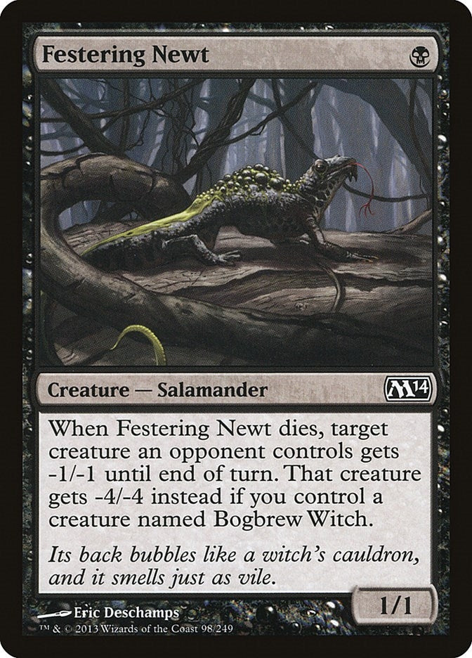 Image for Festering Newt (98) [Magic 2014 (M14)]