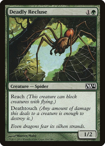 Image for Deadly Recluse (168) [Magic 2014 (M14)]