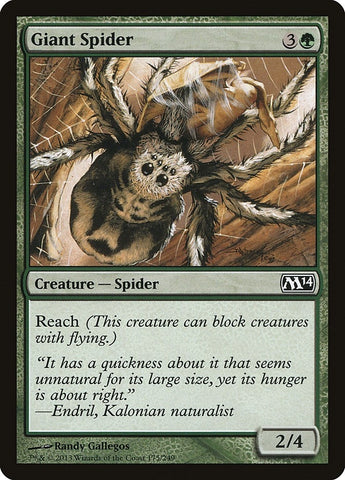 Image for Giant Spider (175) [Magic 2014 (M14)]