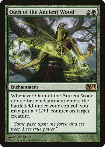 Image for Oath of the Ancient Wood (187) [Magic 2014 (M14)]