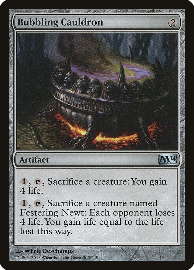 Image for Bubbling Cauldron (205) [Magic 2014 (M14)]