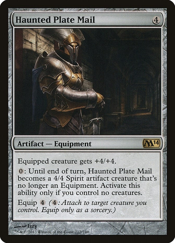 Image for Haunted Plate Mail (212) [Magic 2014 (M14)]