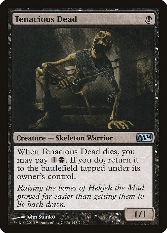 Image for Tenacious Dead (118) [Magic 2014 (M14)]