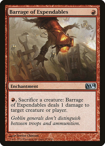 Image for Barrage of Expendables (127) [Magic 2014 (M14)]
