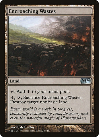 Image for Encroaching Wastes (227) [Magic 2014 (M14)]