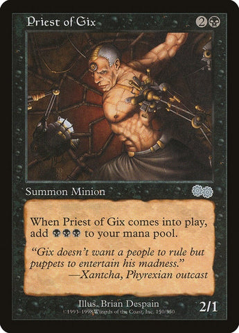 Image for Priest of Gix (150) [Urza's Saga]