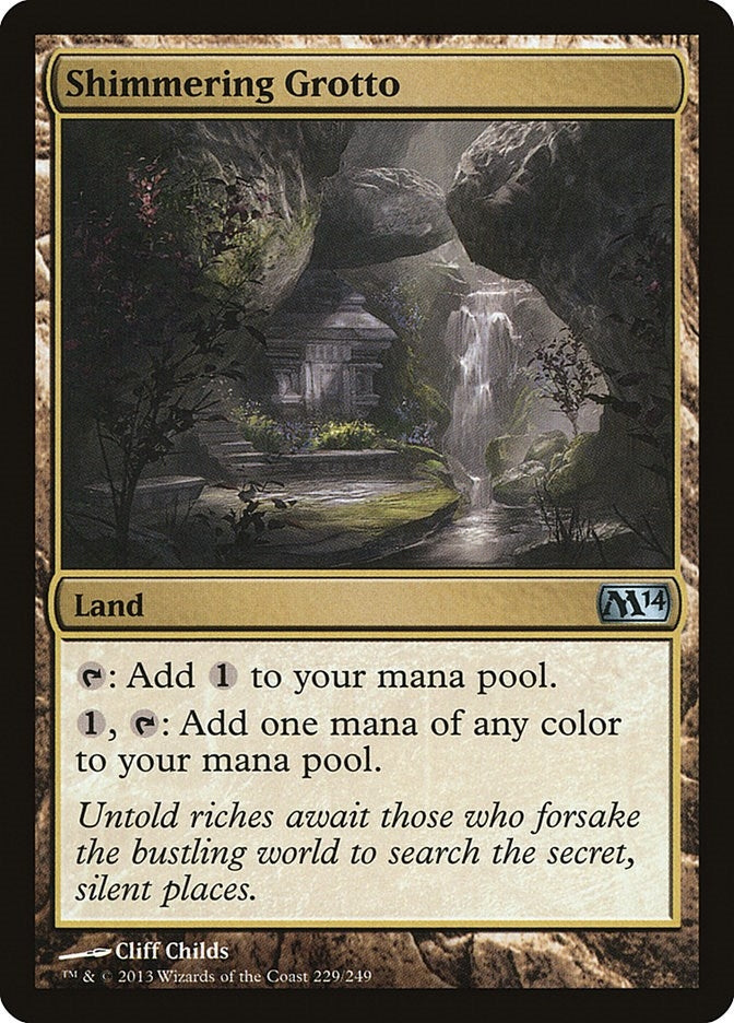 Image for Shimmering Grotto (229) [Magic 2014 (M14)]