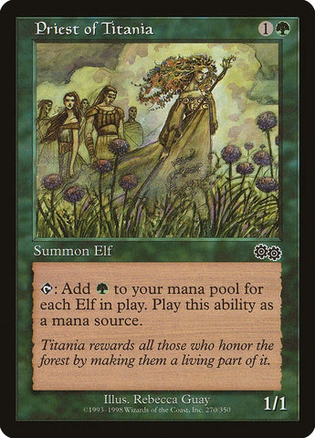 Image for Priest of Titania (270) [Urza's Saga]