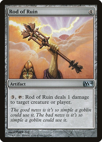 Image for Rod of Ruin (217) [Magic 2014 (M14)]
