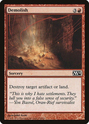 Image for Demolish (136) [Magic 2014 (M14)]