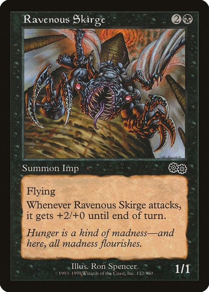 Image for Ravenous Skirge (152) [Urza's Saga]