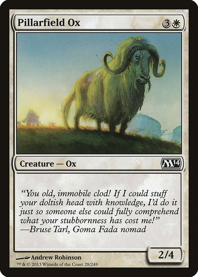 Image for Pillarfield Ox (28) [Magic 2014 (M14)]