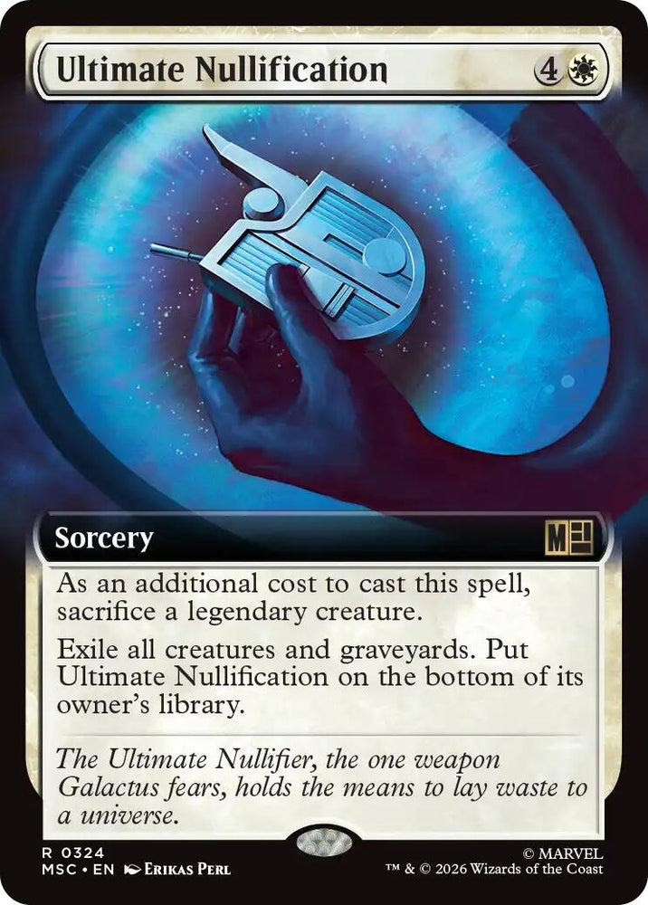 Image for Ultimate Nullification (Extended Art) (324) (Commander: Marvel Super Heroes) - Magic: The Gathering